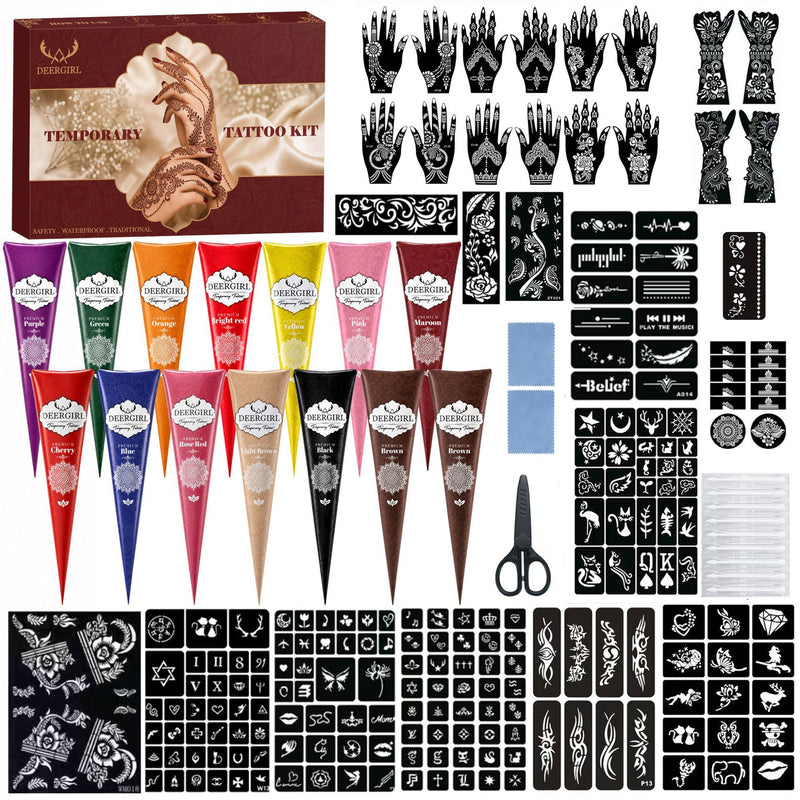 Temporary tattoo hand-painting paste