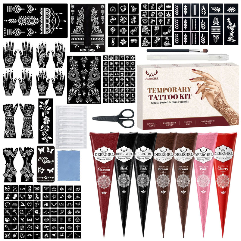 Temporary tattoo hand-painting paste