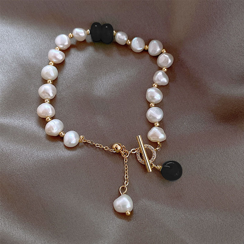 FRESHWATER PEARL AVENTURINE BRACELET