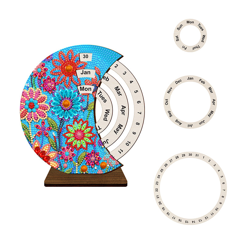 DIY Diamond Painting Perpetual Calendar