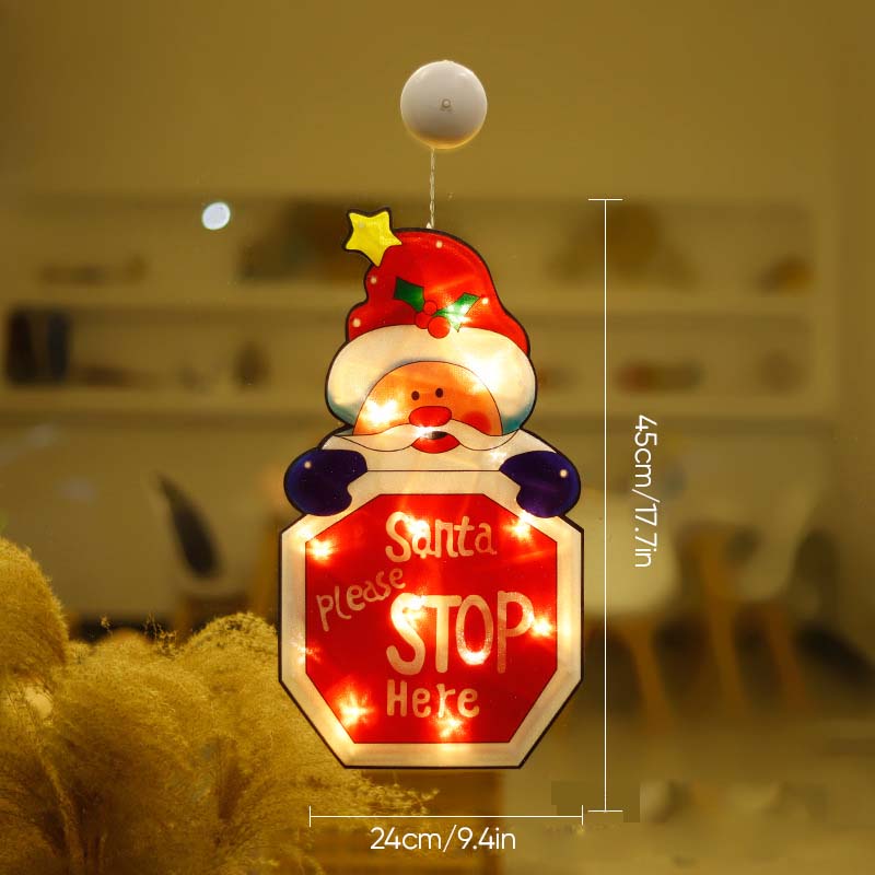 Christmas Window Suction Cup Lights