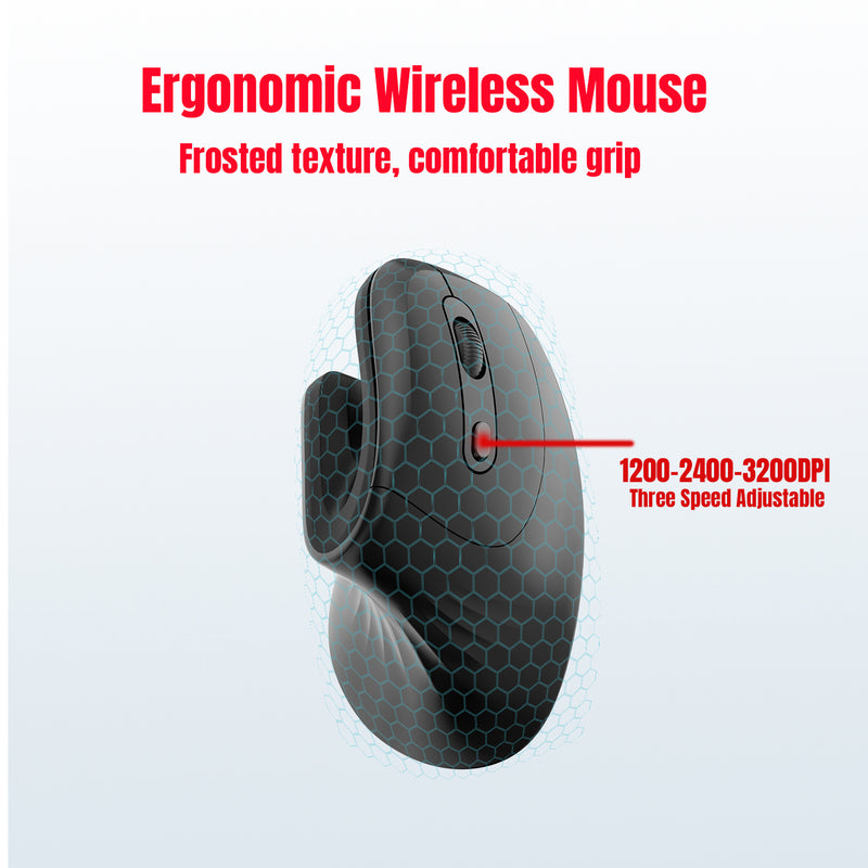 Wireless Ergonomic Vertical Mouse