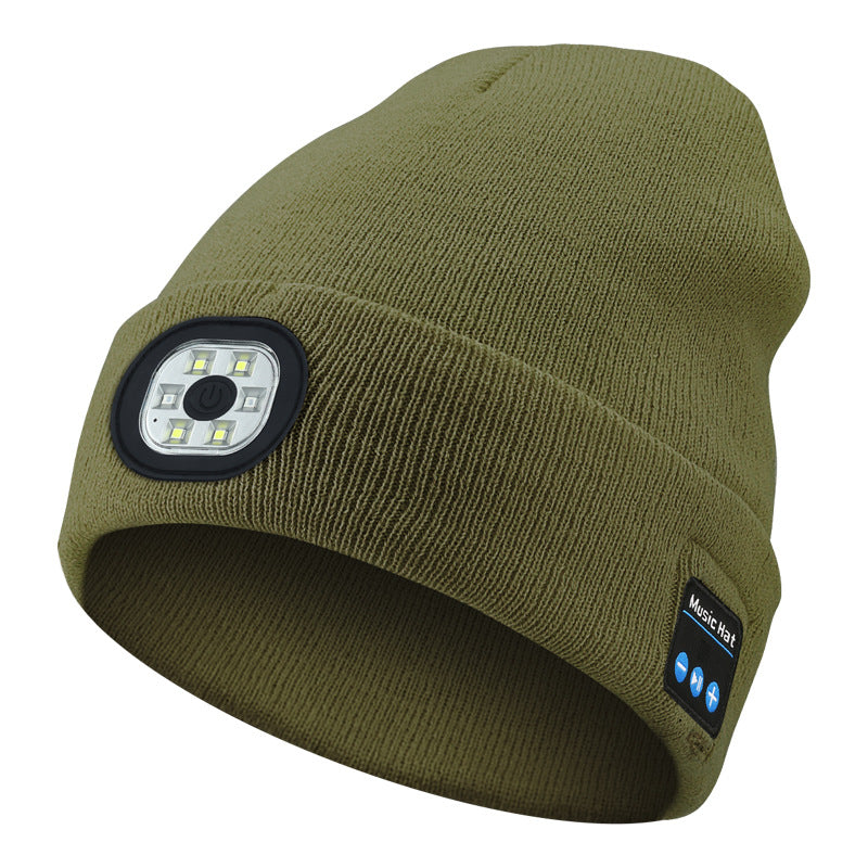 LED Light Bluetooth Warm Hat