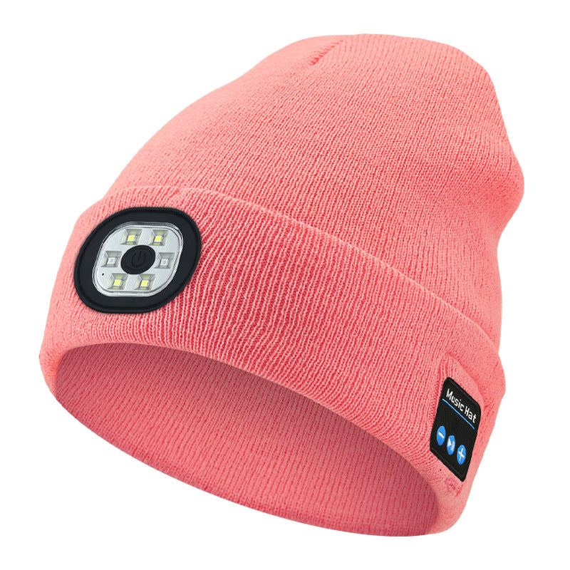 LED Light Bluetooth Warm Hat