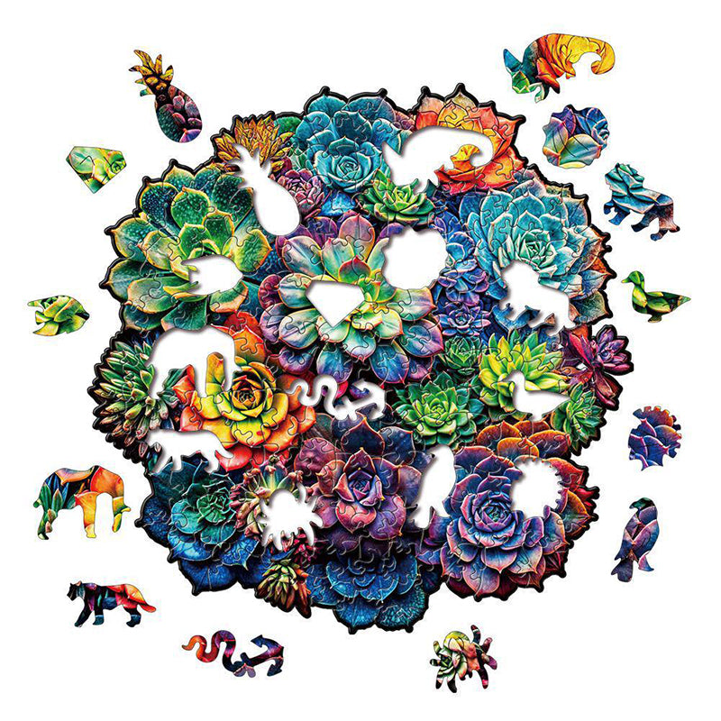Laser Cut Wooden Puzzles in Unique Shapes