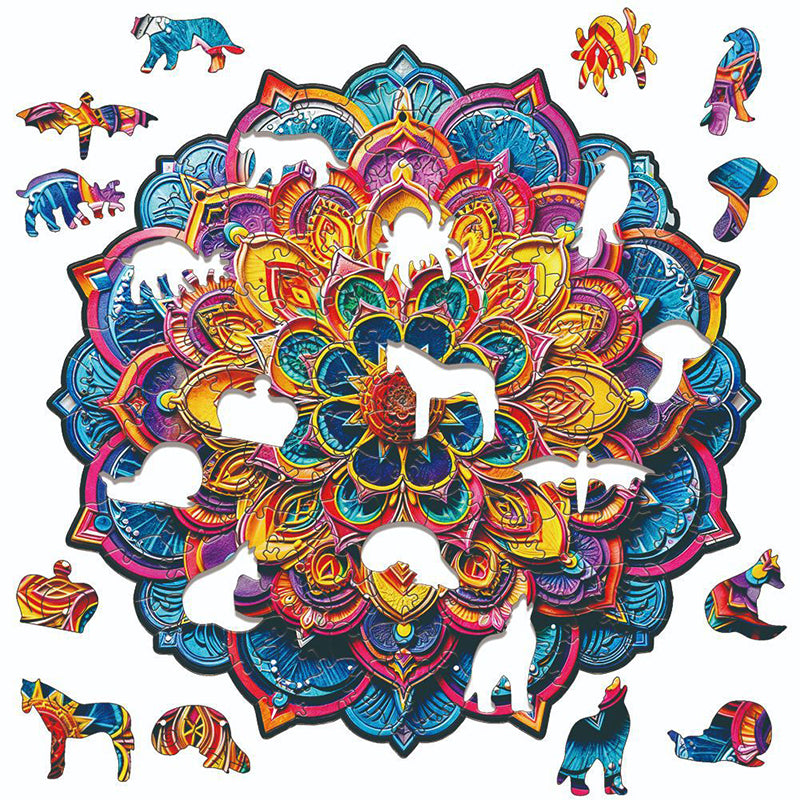 Laser Cut Wooden Puzzles in Unique Shapes