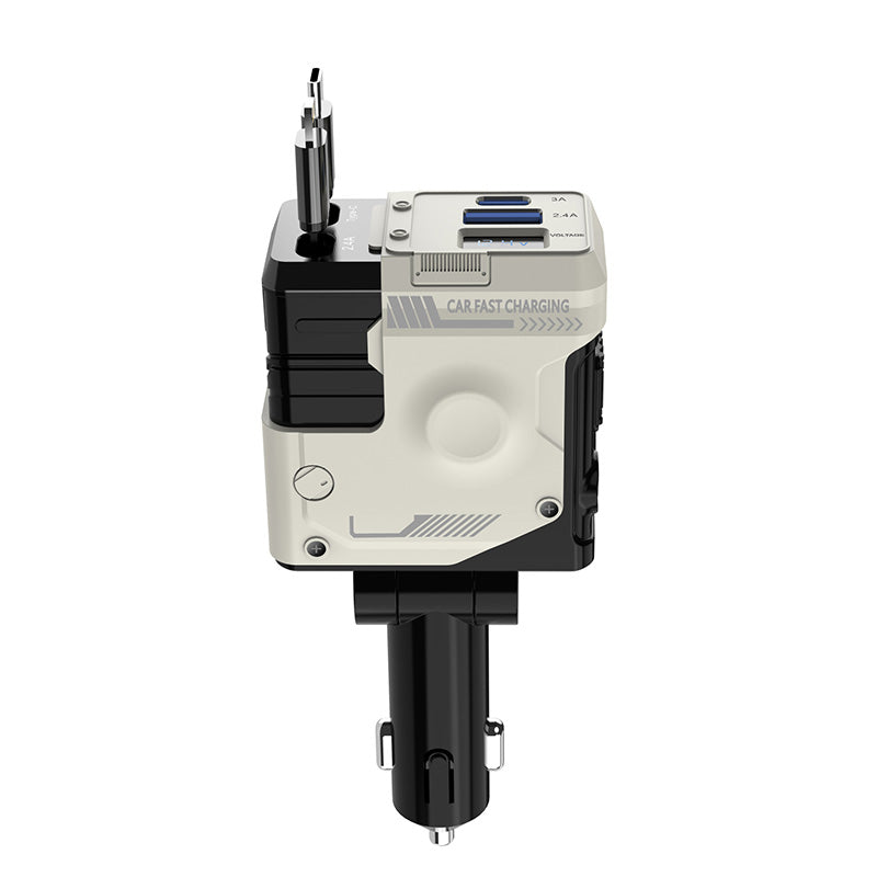 Retractable car fast charging charger