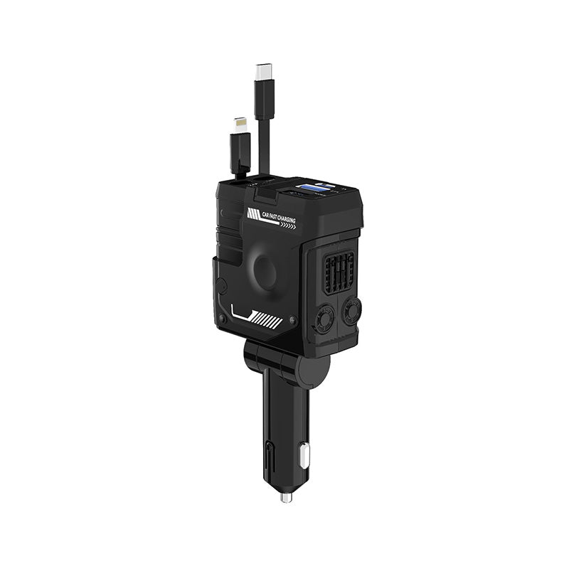 Retractable car fast charging charger