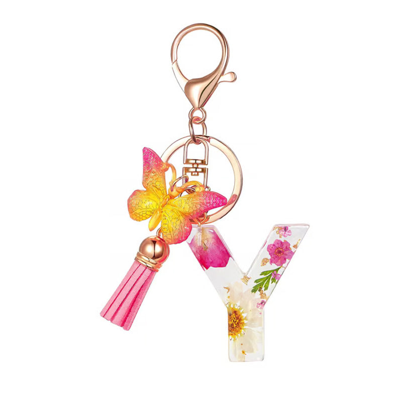 🌼Initial Letter Keychains