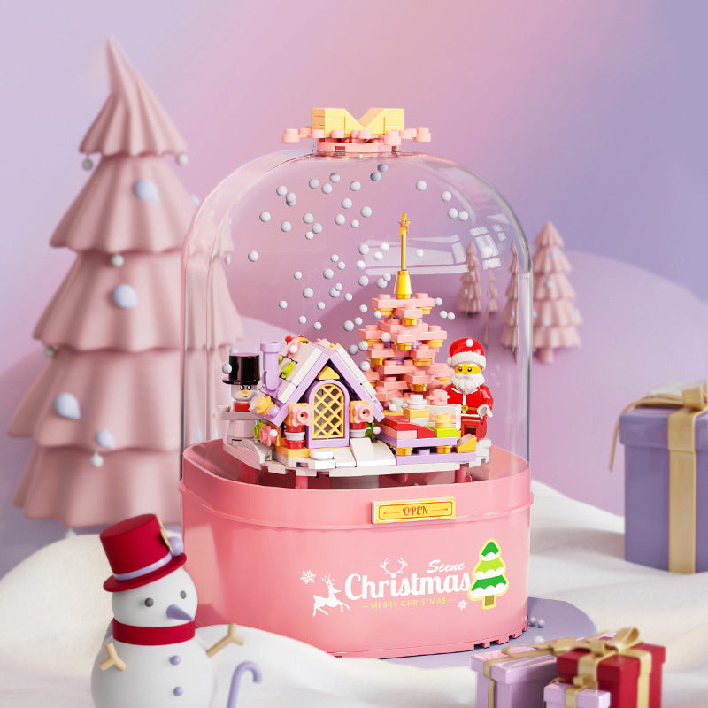 Snowy Christmas Music Box