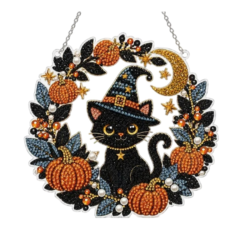 Halloween Diamond Painting Hanging Ornament Kit