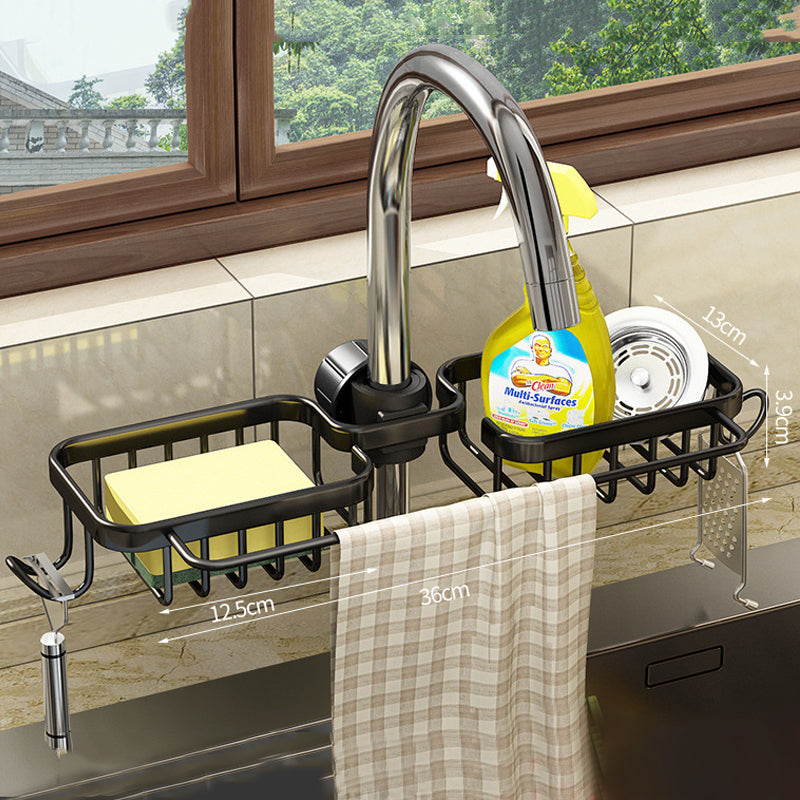 Rust-proof Space Aluminum Faucet Rack