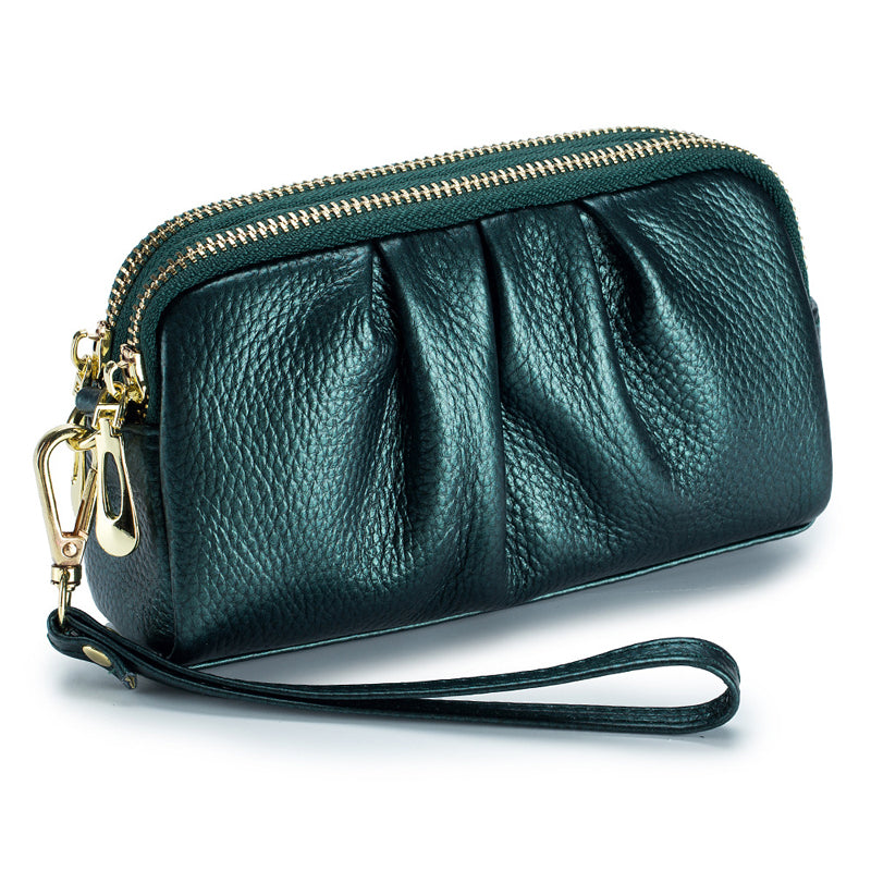 Double zip mobile phone case