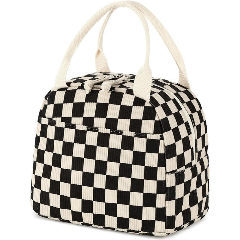 Corduroy Printed Tote Lunch Bag