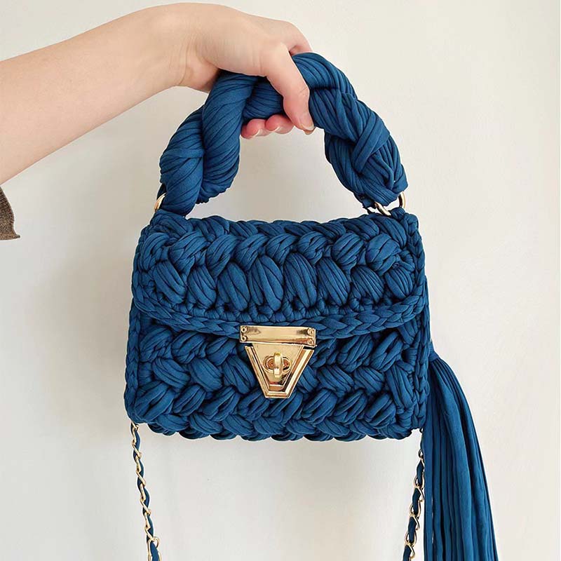 Ethnic Style Knitting Bag