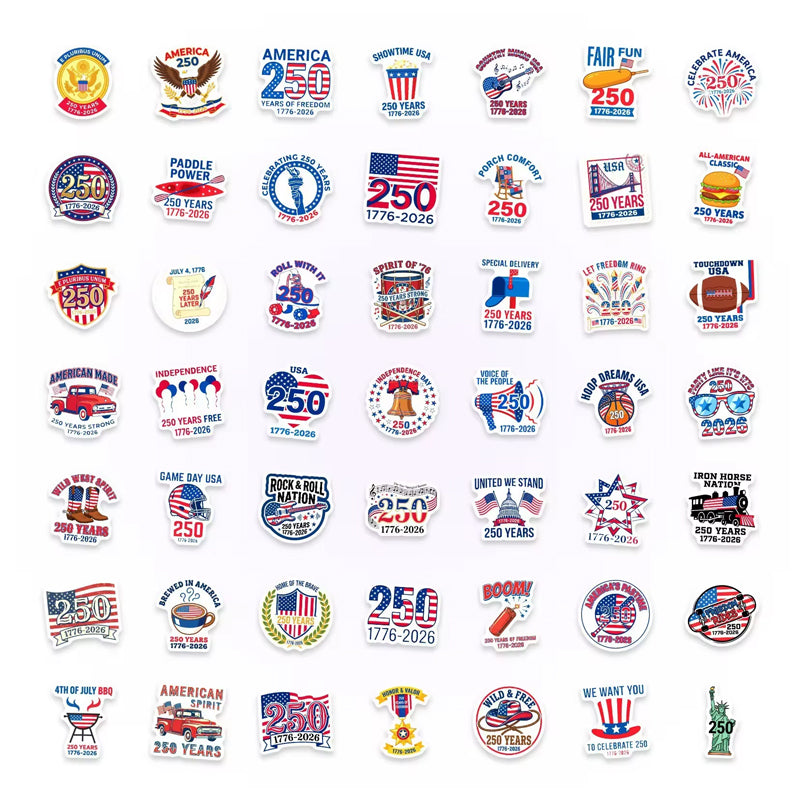 250th Anniversary Commemorative Sticker