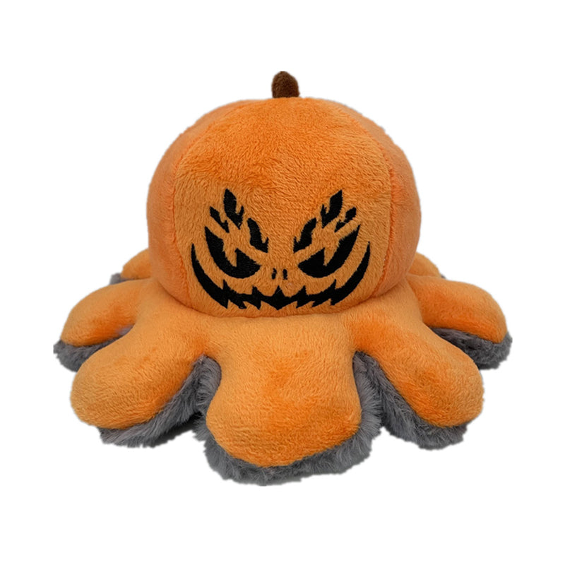 Reversible Pumpkin Lantern Plushie