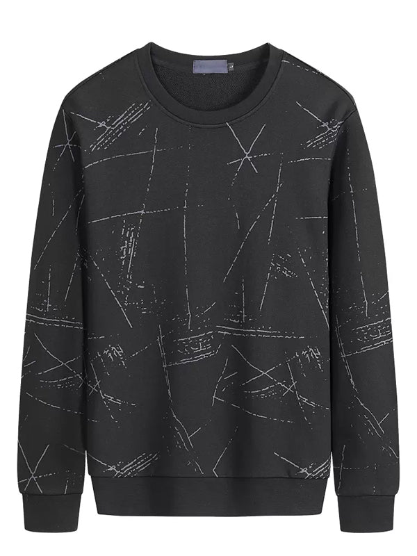 Printed Casual Pullover Top