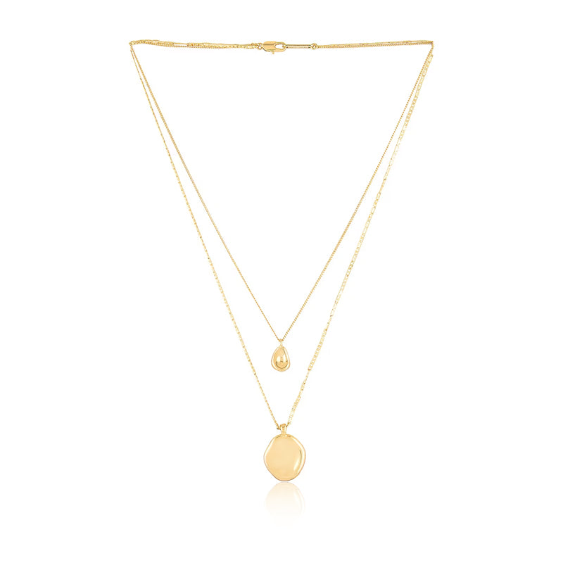 Irregular Double Layer Necklace