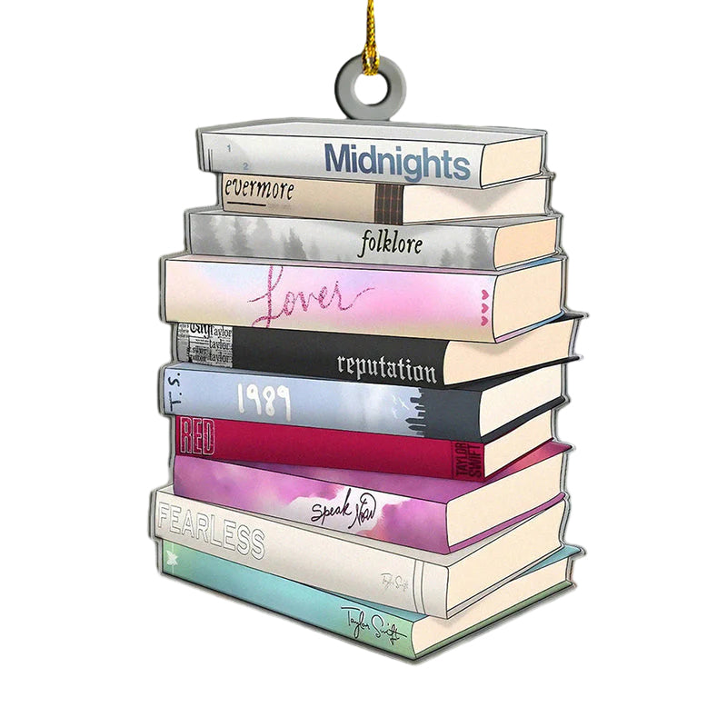 Taylor Albums as Books Ornament