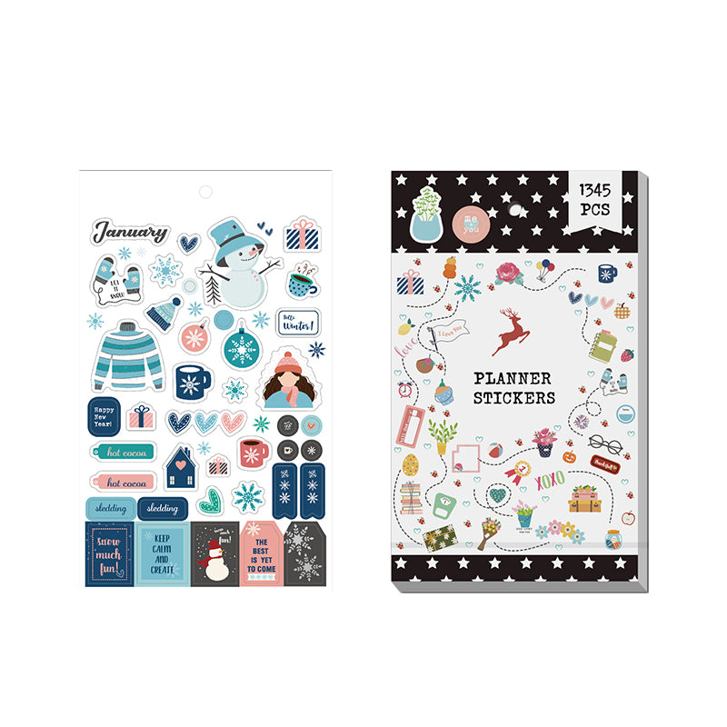 1345 PCS PLANNER STICKERS