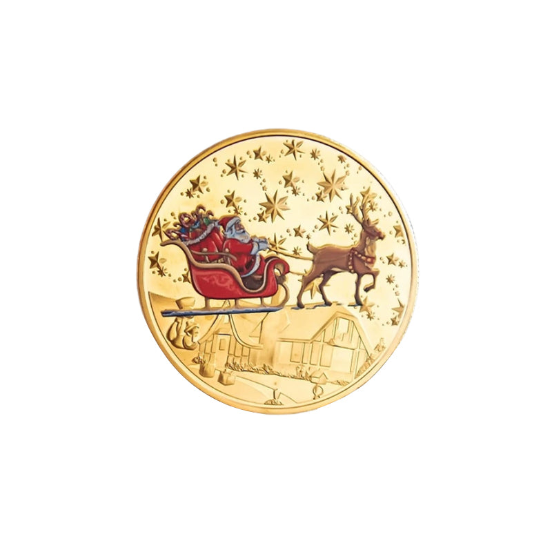 Santa Gold Coins for Christmas Eve Boxes