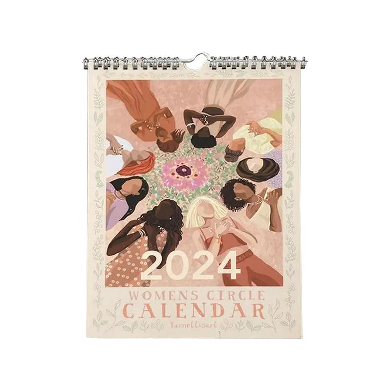 2025 CALENDAR womens circles, hanging wall calendar