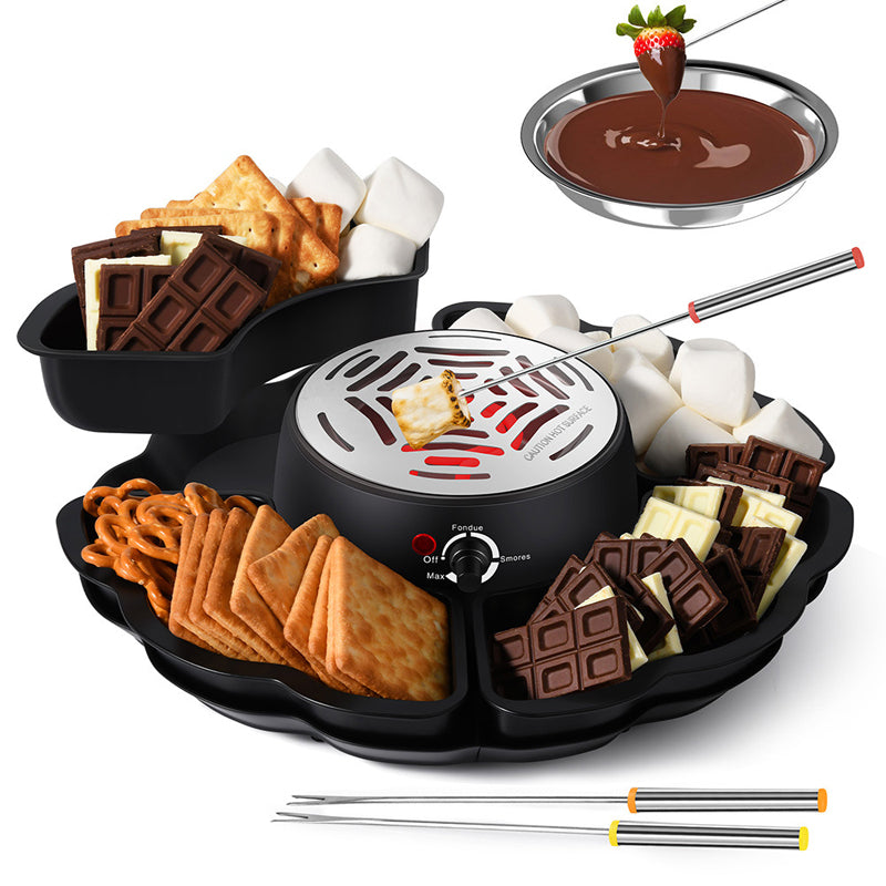 2 In 1 Smores Maker & Fondue Set