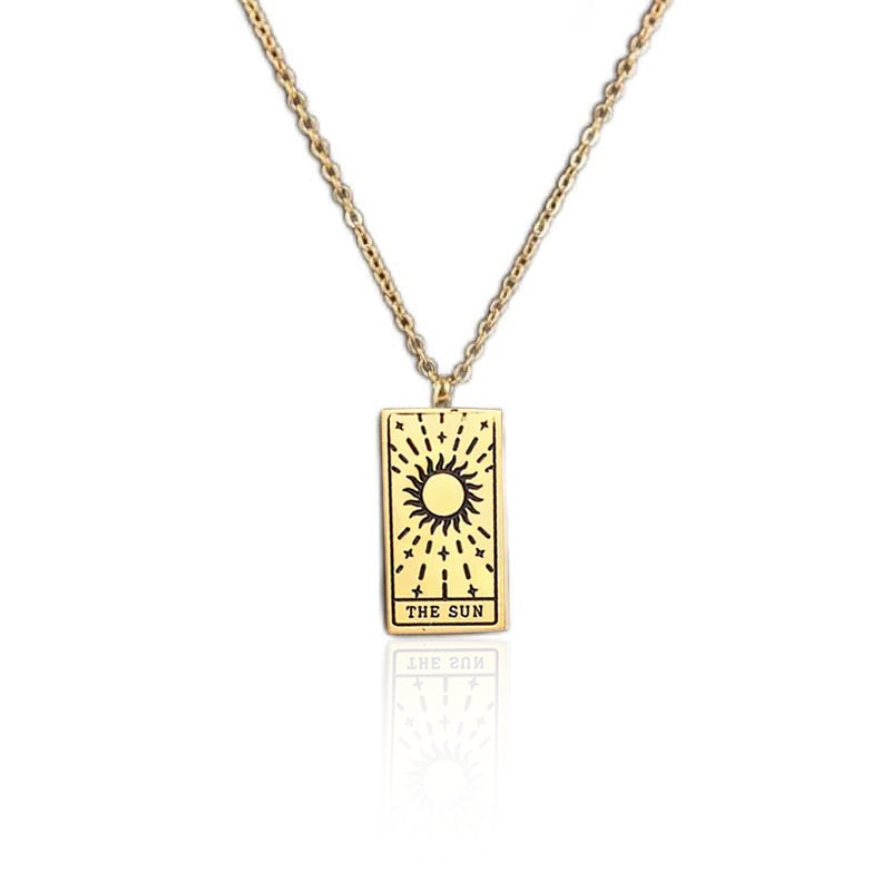 Tarot Card Pendant Necklace