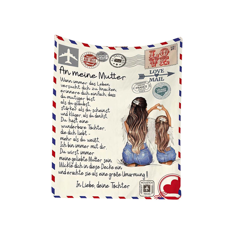 “An Meine Mama” Blanket