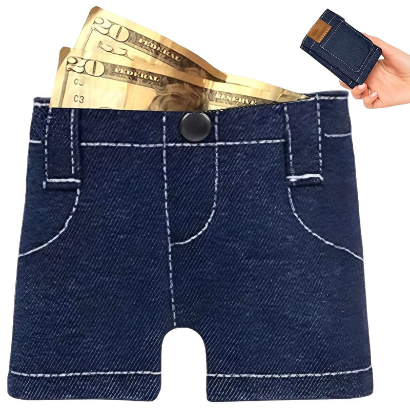 Pocket Pants Mini Jeans Wallet