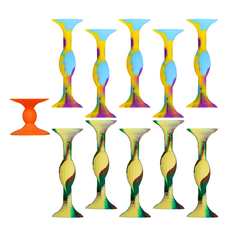HugOutdoor 10Pcs Colour Suction Cup Darts