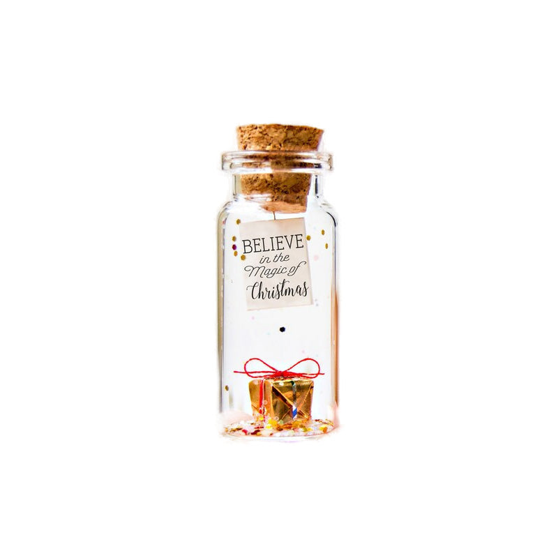 Christmas Card in a Bottle