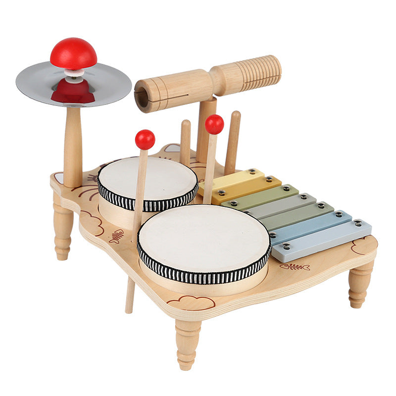 Children's wooden Orff music percussion instrument