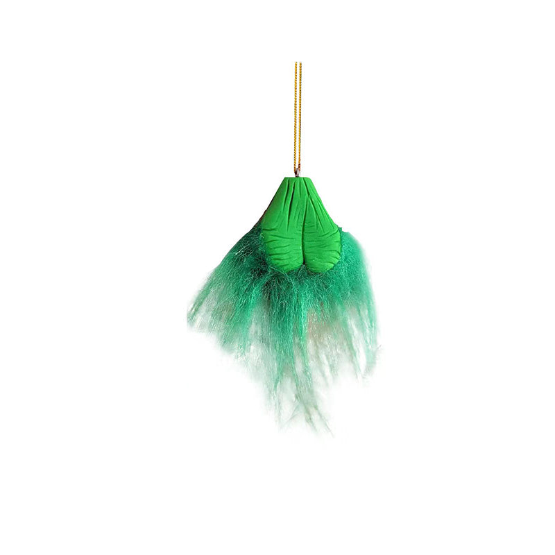 HAIRY GRINCHY BALL CHRISTMAS ORNAMENT