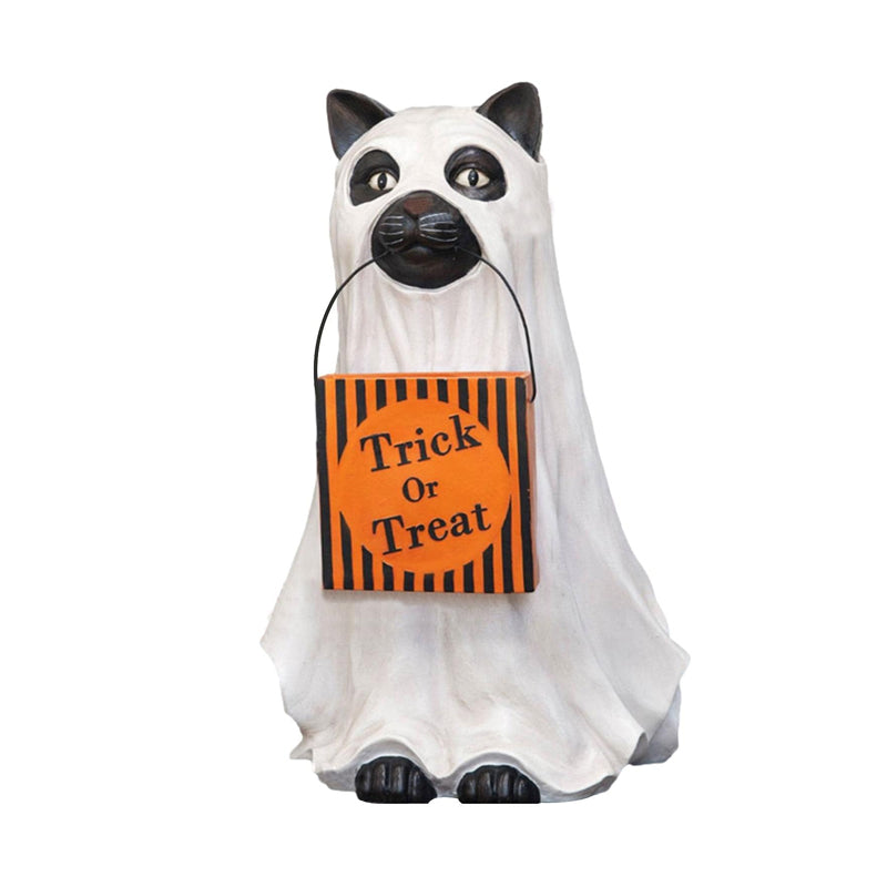Halloween Pumpkin Ghost  Cat Candy Bowl Holder