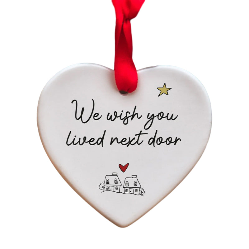 Christmas Heart Hanging Ornament