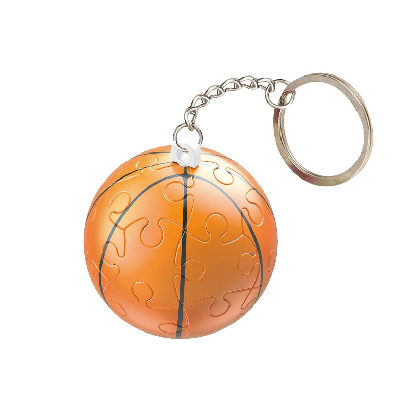 Puzzles Globe Ball Keychain