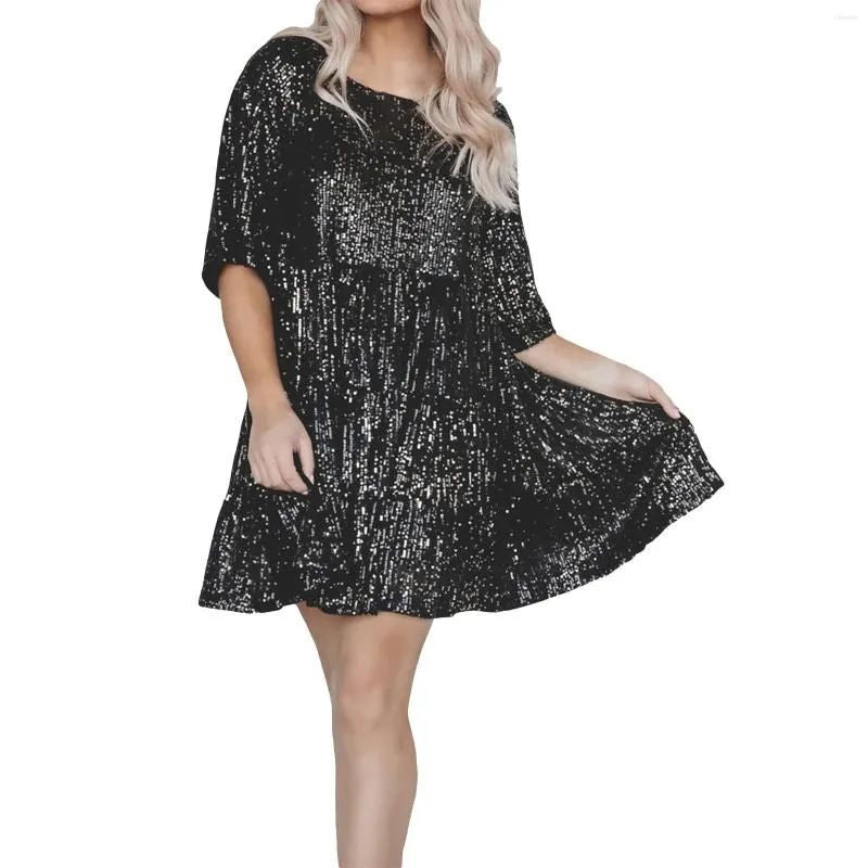 ✨Sequin Baby Doll Dress