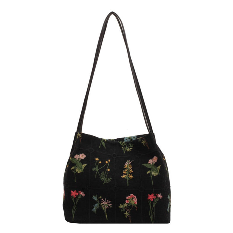 Embroidered Trend Tote Bag