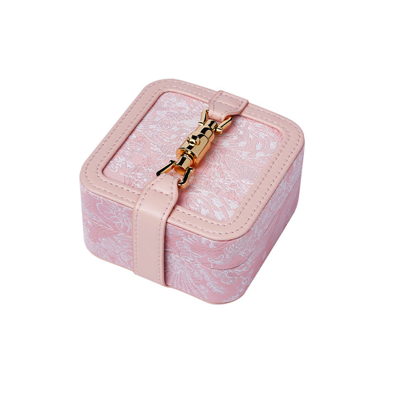 Vintage Jacquard Jewellery Box