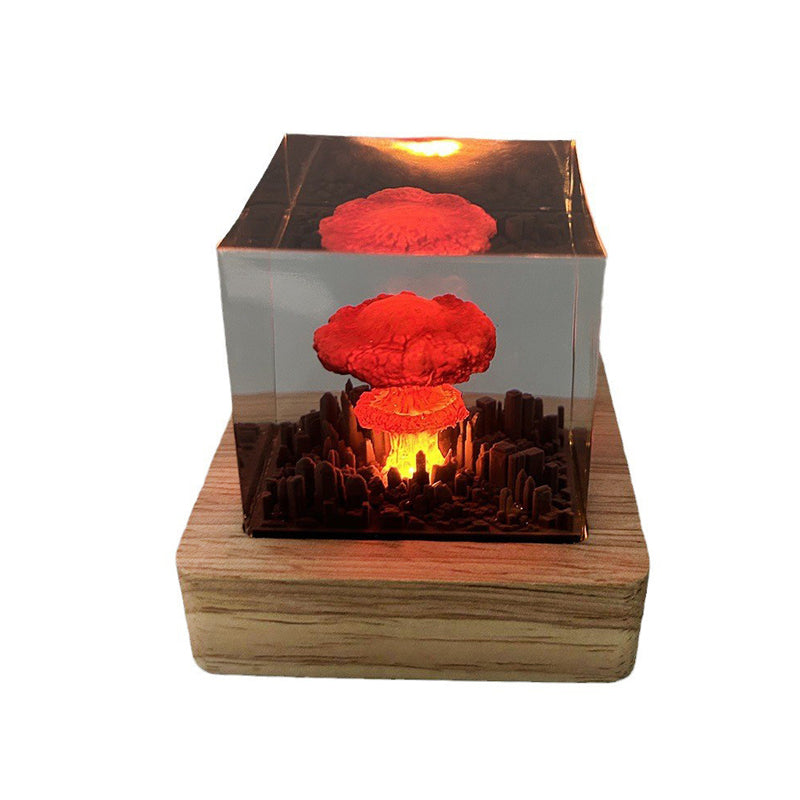 Resin Lamp With Explosive Bombs