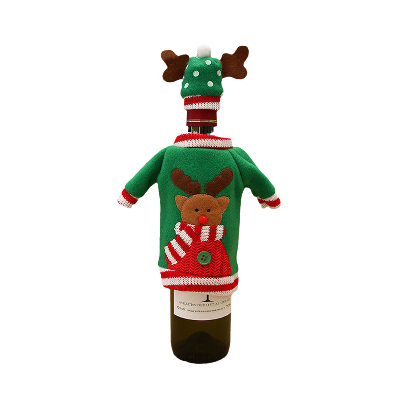 Santa Claus Beer Bottle Cover