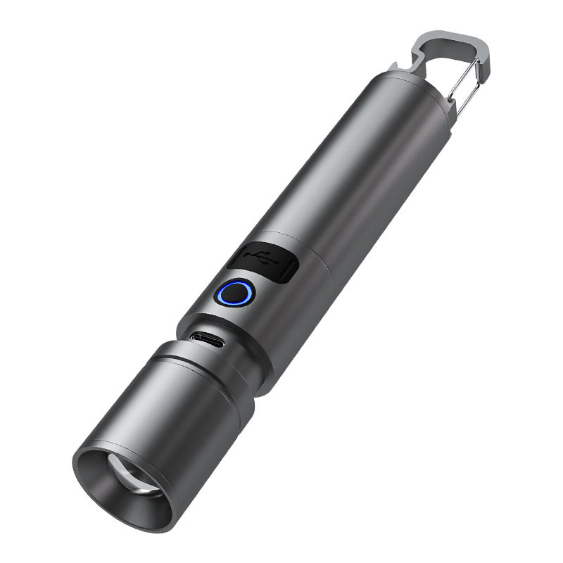 Multifunctional White Laser LED Flashlight