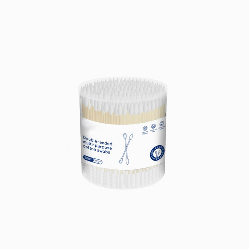Double-ended cotton swabs