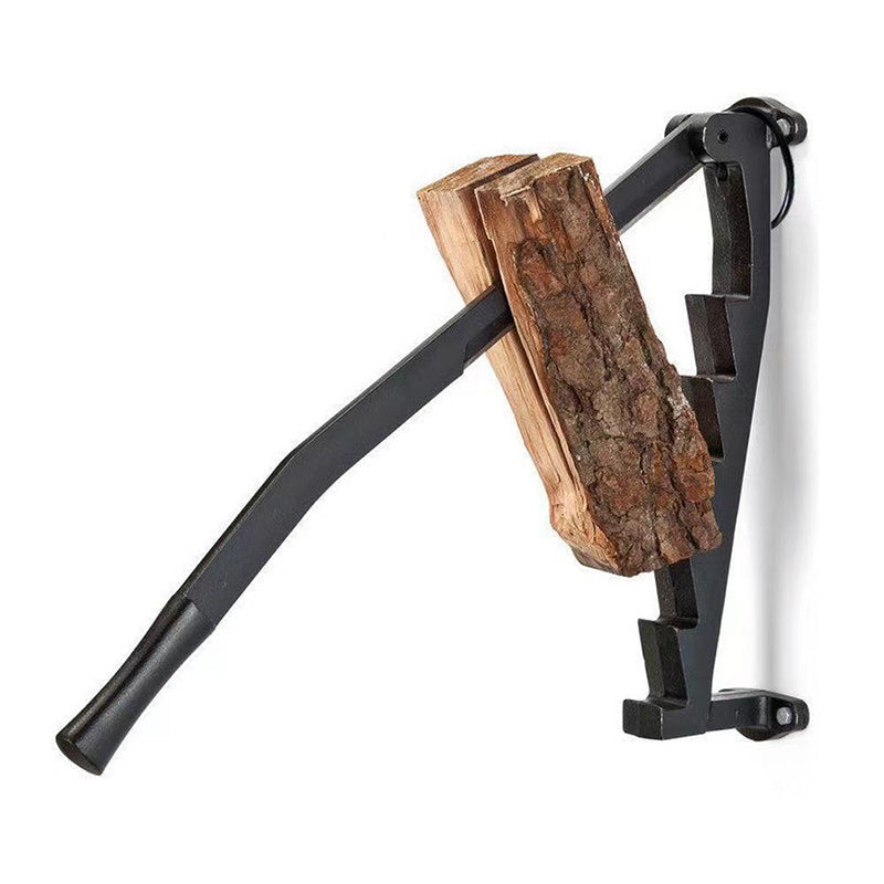 Wall Mounted Firewood Kindling Splitter