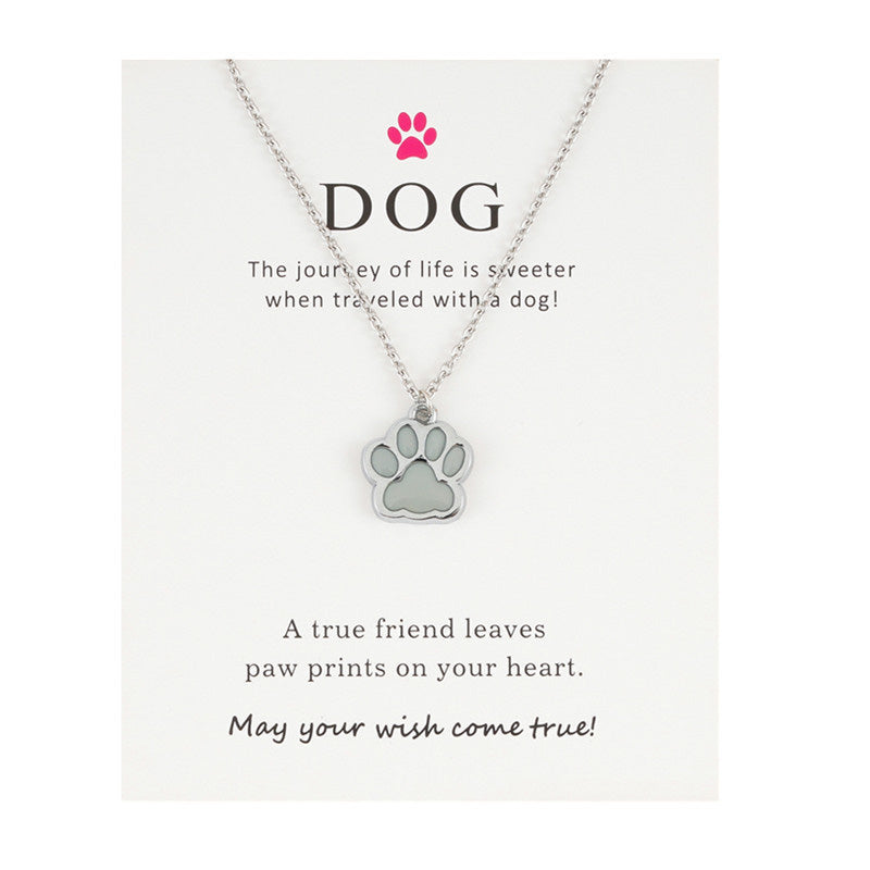 Dog Paw Necklace