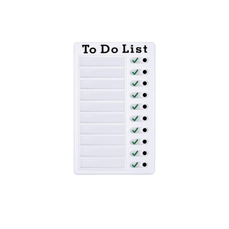 Plastic Sticky Notes Checklist+Daily Routine Chart