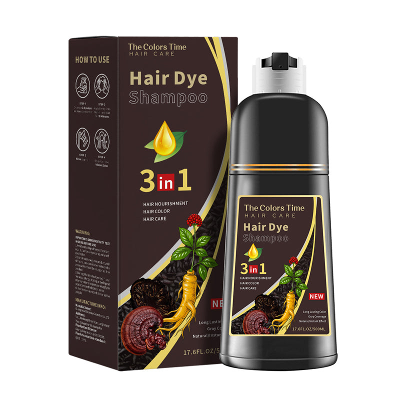 3 in 1 Hair Dye Shampoo