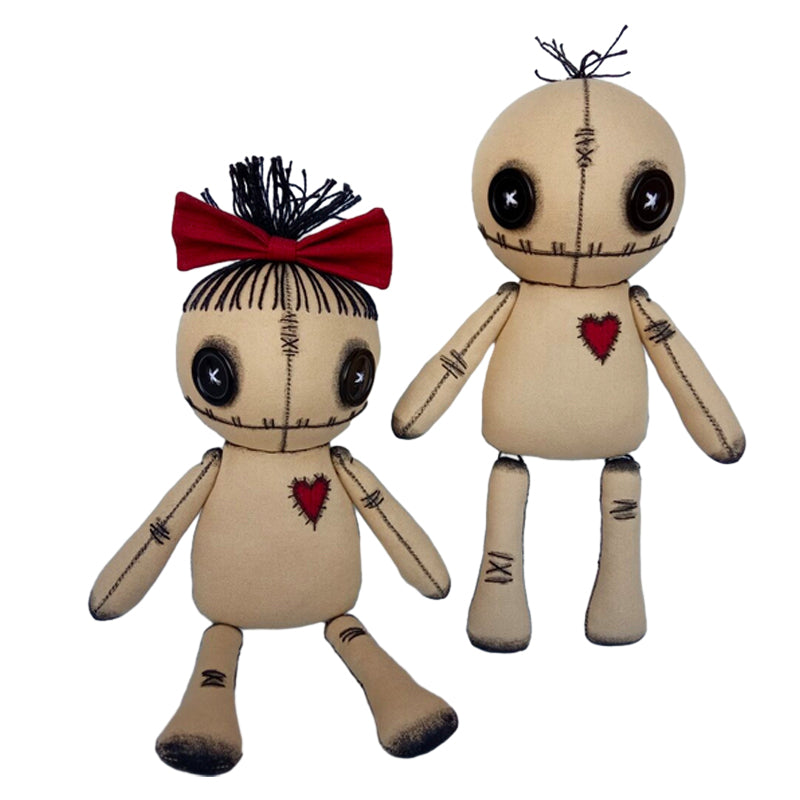 Stuffed Voodoo Doll Sewing Template Set